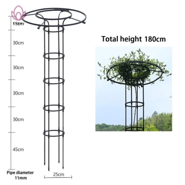 Vườn Trellis Dù Tháp Cây Hỗ Trợ DIY cho Cây Leo, Chậu Hoa - 375.980₫