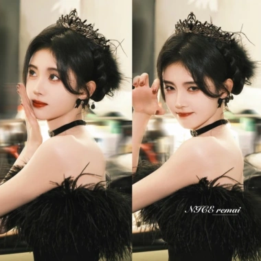 Vương Miện Baroque Cao Cấp – Mũ Đội Đầu Độc Đáo cho Sinh Nhật, Quà Tặng Đảng Nhân 4