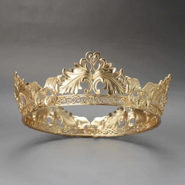Vương Miện Baroque Châu Âu Đơn Giản - Mũ Đội Đầu Nữ Hoàng, Giá 446.040₫