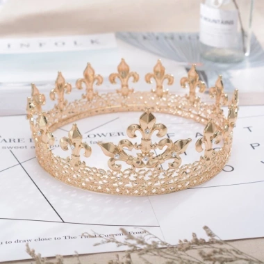 Vương Miện Baroque Châu Âu Đơn Giản - Mũ Đội Đầu Nữ Hoàng, Giá 446.040₫ 10 Vương Miện Baroque Châu Âu Đơn Giản - Mũ Đội Đầu Nữ Hoàng, Giá 446.040₫ 10