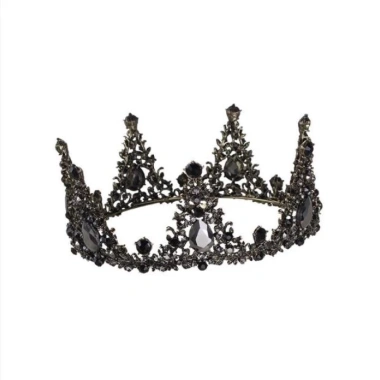 Vương miện Baroque Retro Đen - Mũ đội đầu cô dâu 18+, sang trọng, quà tặng biểu diễn, giảm 22% 5 Vương miện Baroque Retro Đen - Mũ đội đầu cô dâu 18+, sang trọng, quà tặng biểu diễn, giảm 22% 5