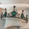 Vương miện Baroque Retro Đen - Mũ đội đầu cô dâu 18+, sang trọng, quà tặng biểu diễn, giảm 22% 7