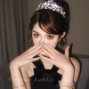 Vương Miện Công Chúa Pha Lê - Mũ Đội Đầu Sinh Nhật Mười Tám Tuổi Dành cho Nữ Bầu, Cô Dâu, Quà Tặng 3