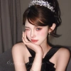 Vương Miện Công Chúa Pha Lê - Mũ Đội Đầu Sinh Nhật Mười Tám Tuổi Dành cho Nữ Bầu, Cô Dâu, Quà Tặng 4