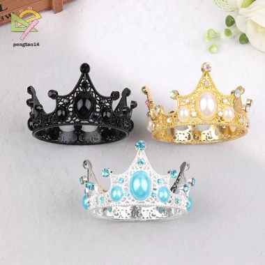 Vương Miện Kim Loại Retro cho Búp Bê Cotton Phụ Kiện Thời Trang Bé Giá Ưu Đãi