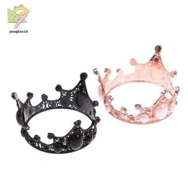 Vương Miện Kim Loại Retro cho Búp Bê Cotton Phụ Kiện Thời Trang Bé Giá Ưu Đãi