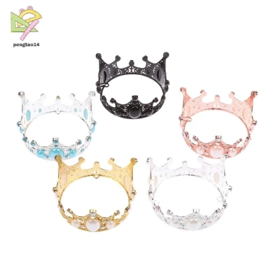 Vương Miện Kim Loại Retro cho Búp Bê Cotton Phụ Kiện Thời Trang Bé Giá Ưu Đãi