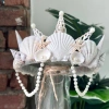 Vương miện vỏ sò tự nhiên handmade - Vương miện cô dâu, chụp hình, giảm giá 229k 5