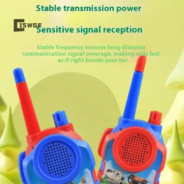 Walkie Talkie Trẻ Em 2 Chiếc Cha Mẹ Con Hoạt Hình Đồ Chơi Ngoài Trời Giáo Dục Quà Tặng 107k 5