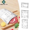 Wapkty 10 Cái Túi Đứng Tủ Đông - Zip Lá Nhôm Chống Rò Rỉ, Giữ Thực Phẩm Tươi