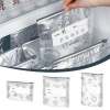 Wapkty 10 Cái Túi Đứng Tủ Đông - Zip Lá Nhôm Chống Rò Rỉ, Giữ Thực Phẩm Tươi 8