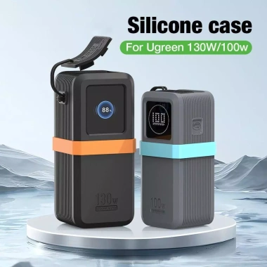 WAPKTY Hộp Đựng Silicon Bảo Vệ Ngân Hàng Điện UGREEN Nexode 20.000mAh 130W - Chống Bụi, Chống Sốc, Du Lịch