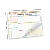 WAPKTY Sổ tay lập kế hoạch hàng tuần 2.025 - Pad giấy dày 52 trang, Bắc Âu, cuộn dây, việc cần làm 2