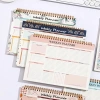 WAPKTY Sổ tay lập kế hoạch hàng tuần 2.025 - Pad giấy dày 52 trang, Bắc Âu, cuộn dây, việc cần làm 3