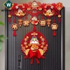 WAPKTY Trang Trí Tết Nguyên Đán Năm Mới - Tua Rua Treo Chủ Đề Rắn, Lintel Miếng Dán Nhiều Màu, Rèm Cửa và Cờ - Giá Ưu Đãi 56.870₫