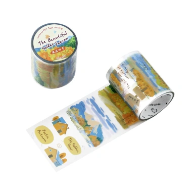 Washi Băng Phong Cảnh PET Dán Thẩm Mỹ - DIY Sổ Lưu Niệm, Tạp chí, Gói Quà, Giá 43.313₫ 5