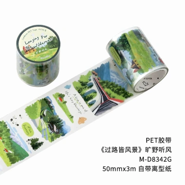Washi Băng Phong Cảnh PET Dán Thẩm Mỹ - DIY Sổ Lưu Niệm, Tạp chí, Gói Quà, Giá 43.313₫ 6