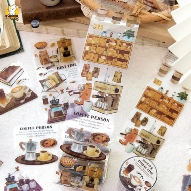Washi Tape trong suốt Hoài Niệm cổ điển - 1 cuộn dán Journal, giảm 29.500 VND