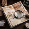 Washi Tape Vintage Giấy Cũ Cháy Xén - 1 Cuộn Dán Journal Scrapbook Thư - 27.000₫ 7