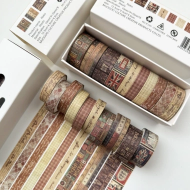 Washitape Vintage Hoa Cỏ SHTM CT - Bullet Journal, Trang Trí Sổ, Giá 71.000 VND 5