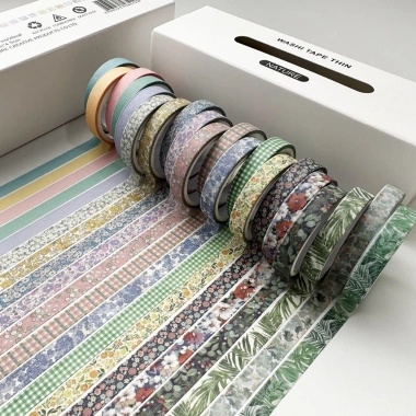 Washitape Vintage Hoa Cỏ SHTM CT - Bullet Journal, Trang Trí Sổ, Giá 71.000 VND 12
