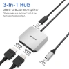 Wavlink Bộ Chia USB-C 2 HDMI 8K/4K 120Hz 60Hz 30Hz và Sạc Nhanh 95W Hub HD 2.1 3