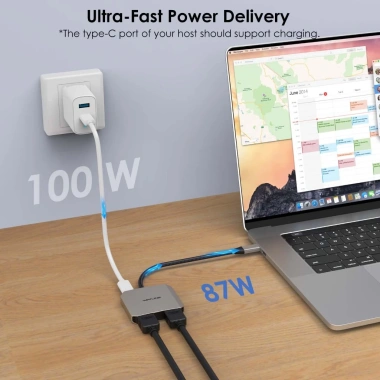 Wavlink Bộ Chia USB‑C 2 HDMI 4K@60Hz + Sạc Nhanh 87W – Hub Màn Hình Kép Giá Ưu Đãi 325.500₫ 4 Wavlink Bộ Chia USB‑C 2 HDMI 4K@60Hz + Sạc Nhanh 87W – Hub Màn Hình Kép Giá Ưu Đãi 325.500₫ 4