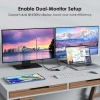 Wavlink Bộ Chia USB‑C 2 HDMI 4K@60Hz + Sạc Nhanh 87W – Hub Màn Hình Kép Giá Ưu Đãi 325.500₫ 9