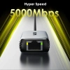 WAVLINK USB-C sang Ethernet 5.000Mbps RJ45 Gigabit – Không cần driver, Plug-and-Play 5