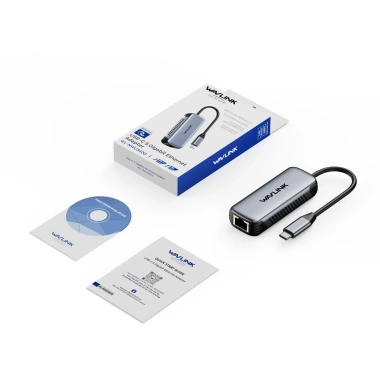 WAVLINK USB-C sang Ethernet 5.000Mbps RJ45 Gigabit – Không cần driver, Plug-and-Play 9