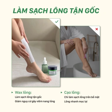 Wax lông UMIHA 95gr - Sáp bám dính x2 + Vitamin C, sáng da, giảm còn 175.000₫ 2