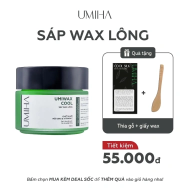 Wax lông UMIHA 95gr - Sáp bám dính x2 + Vitamin C, sáng da, giảm còn 175.000₫ 10