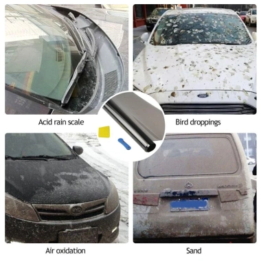 WAY2TOP Phim Tint Cửa Sổ 50x3m - Chống Nắng UV, Lá Xe Ô Tô, Đen Bền, Không Trầy Xước