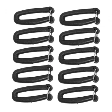 Webbing Dây Móc Carabiner 10 chiếc - Dây kẹp đa năng cho đi bộ, sửa chìa khóa, vali