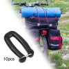 Webbing Dây Móc Carabiner 10 chiếc - Dây kẹp đa năng cho đi bộ, sửa chìa khóa, vali 6