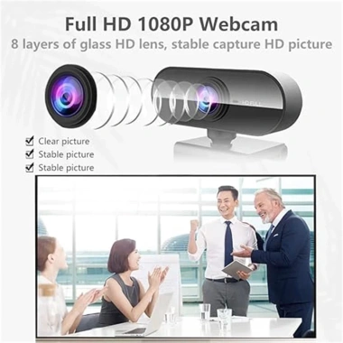 Webcam 1.080P Full HD USB có micro, video chất lượng cao cho PC và Laptop, giá ưu đãi 130.570 VND 4 Webcam 1.080P Full HD USB có micro, video chất lượng cao cho PC và Laptop, giá ưu đãi 130.570 VND 4