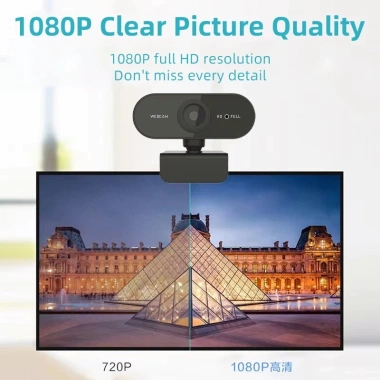 Webcam 1.080P Full HD USB có micro, video chất lượng cao cho PC và Laptop, giá ưu đãi 130.570 VND 5 Webcam 1.080P Full HD USB có micro, video chất lượng cao cho PC và Laptop, giá ưu đãi 130.570 VND 5