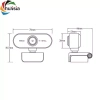 Webcam USB màn hình rộng, âm thanh stereo, kẹp PC, giảm 22% chỉ 199.100₫ 3