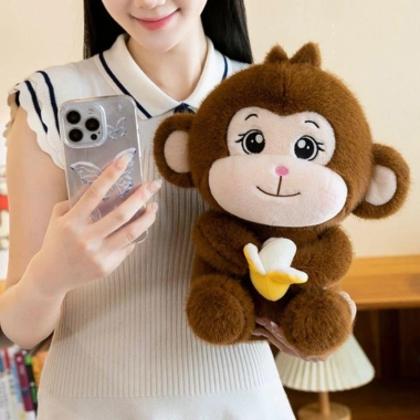 WEETW Búp Bê Chuối Khỉ Nhồi Bông Sang Trọng - Đồ Chơi Kawaii Mềm, Giá 174.900₫ 3
