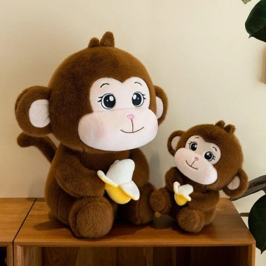 WEETW Búp Bê Chuối Khỉ Nhồi Bông Sang Trọng - Đồ Chơi Kawaii Mềm, Giá 174.900₫ 5