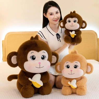 WEETW Búp Bê Chuối Khỉ Nhồi Bông Sang Trọng - Đồ Chơi Kawaii Mềm, Giá 174.900₫ 7