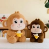 WEETW Búp Bê Chuối Khỉ Nhồi Bông Sang Trọng - Đồ Chơi Kawaii Mềm, Giá 174.900₫ 8