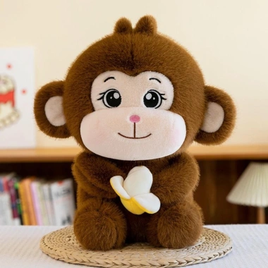 WEETW Búp Bê Chuối Khỉ Nhồi Bông Sang Trọng - Đồ Chơi Kawaii Mềm, Giá 174.900₫ 10