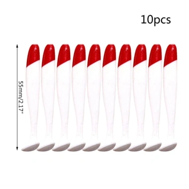 WEETW Wobblers 10 chiếc - Mồi mềm swimbait cá đỏ đầu trắng, đuôi bay - 55.000đ 4 WEETW Wobblers 10 chiếc - Mồi mềm swimbait cá đỏ đầu trắng, đuôi bay - 55.000đ 4