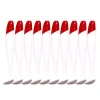 WEETW Wobblers 10 chiếc - Mồi mềm swimbait cá đỏ đầu trắng, đuôi bay - 55.000đ 7