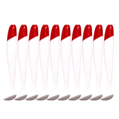 WEETW Wobblers 10 chiếc - Mồi mềm swimbait cá đỏ đầu trắng, đuôi bay - 55.000đ 7 WEETW Wobblers 10 chiếc - Mồi mềm swimbait cá đỏ đầu trắng, đuôi bay - 55.000đ 7