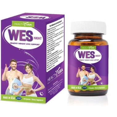 WES NIGHT Đốt Mỡ, Giảm Cân Khi Ngủ - Viên Uống 60 Viên, Giá Ưu Đãi 598k