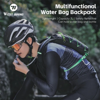 WEST BIKING Ba Lô Xe Đạp Có Túi Nước, Phù Hợp Đường Dài Ngoài Trời – Giá chỉ 154.000₫ 2