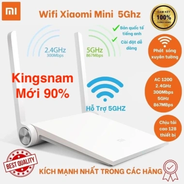 Wifi 6 Xiaomi Mini AC1.200 USB, hỗ trợ 5G/2.4G, Padavan, OpenWrt, Rom tiếng Việt - Giá ưu đãi 171.500 VND