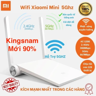 Wifi 6 Xiaomi Mini AC1.200 USB, hỗ trợ 5G/2.4G, Padavan, OpenWrt, Rom tiếng Việt - Giá ưu đãi 171.500 VND